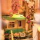 Sakura Densya Tram Book Nook Shelf Insert - Kit -- 3D Puzzle, All Scales, Robotime TGB01