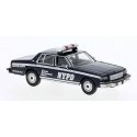 1987 Chevrolet Caprice Sedan - Assembled -- New York Police Department Auxiliary (black, white), HO, Brekina Automodelle 19709