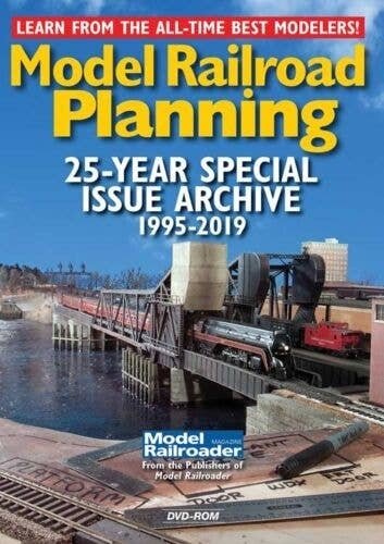 Model Railroad Planning 25 Year Archive DVD-ROM -- Works on Windows PC XP, Vista, 7, 8 or 10 a, All Scales, Firecrown 15362