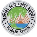 Embossed Die-Cut Metal Sign -- Florida East Coast, All Scales, Microscale Industries Inc 10016