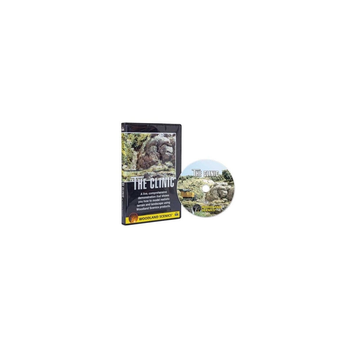 DVD -- The Clinic (Landscaping How-To), All Scales, Woodland Scenics 970