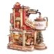 ROKR Christmas Dream Gift Factory Wooden Music Box EAB01 -- 3-D Laser-Cut Wood Puzzle, All Scales, Robotime EAB01