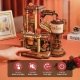 ROKR Christmas Dream Gift Factory Wooden Music Box EAB01 -- 3-D Laser-Cut Wood Puzzle, All Scales, Robotime EAB01