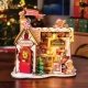 Rolife Gingerbread House DIY Miniature House DG176 - Kit -- 3-D Laser-Cut Wood Puzzle, All Scales, Robotime DG176