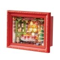 Rolife Christmas Eve Party Shadow Box DP005 -- 3-D Laser-Cut Wood Puzzle, All Scales, Robotime DP005