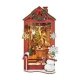 Rolife Christmas Indoor Scene DIY Book Nook TGC07 -- 3-D Laser-Cut Wood Puzzle, All Scales, Robotime TGC07