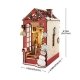 Rolife Christmas Indoor Scene DIY Book Nook TGC07 -- 3-D Laser-Cut Wood Puzzle, All Scales, Robotime TGC07