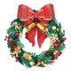 Rolife Christmas Wreath 3D Wooden Puzzle TGL04 -- 3-D Laser-Cut Wood Puzzle, All Scales, Robotime TGL04