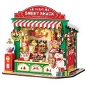 Rolife Christmas Candy Stand DS043 -- 3-D Laser-Cut Wood Puzzle, All Scales, Robotime DS043