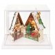 Rolife Twinkling Christmas House DS036 -- 3-D Laser-Cut Wood Puzzle, All Scales, Robotime DS036