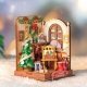 Rolife Christmas Fireplace DS041 -- 3-D Laser-Cut Wood Puzzle, All Scales, Robotime DS041