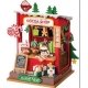Rolife Cocoa Shop DS042 -- 3-D Laser-Cut Wood Puzzle, All Scales, Robotime DS042