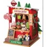 Rolife Cocoa Shop DS042 -- 3-D Laser-Cut Wood Puzzle, All Scales, Robotime DS042