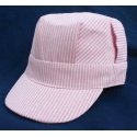 Toddler Engineer Cap -- Pink, All Scales, Brooklyn Peddler 3