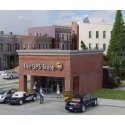 The UPS Store(R) -- Kit - 4-5/16 x 3-5/8 x 2-3/4′ 10.9 x 9.2 x 6.9cm, HO, Walthers Cornerstone 4112