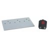 Walthers Layout Control System -- Dual LED Fascia Turnout Controller (yellow-green), All Scales, Walthers Controls 121