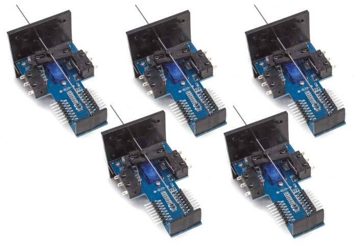 Walthers Layout Control System -- Vertical-Mount Switch Machine pkg(5), All Scales, Walthers Controls 501