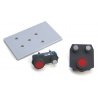 Dual-Color LED Fascia Crossover Controller - Walthers Layout Control System -- Yellow - , All Scales, Walthers Controls 122