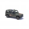 1990 Mercedes-Benz G-90 SUV - Assembled -- German Army Red Cross (green, red, white, German Lettering), HO, Busch Gmbh & Co Kg 5