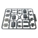Bridge Shoes and Adapters Assortment -- Kit, HO, Walthers Cornerstone 4559
