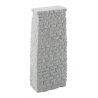 Single-Track Railroad Deck Bridge Stone Pier - Resin Casting -- Approximate 2-3/16 x 1-3/16 , HO, Walthers Cornerstone 4580