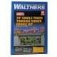 70` Single-Track Railroad Through Girder Bridge -- Kit - 9-3/4 x 2-3/8 x 1-5/16` 24.7 x 6 x, HO, Walthers Cornerstone 4502