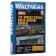 70` Single-Track Railroad Deck Girder Bridge -- Kit - 9-5/8 x 1-3/8 x 1-1/2` 24.4 x 3.5 x 3, HO, Walthers Cornerstone 4507