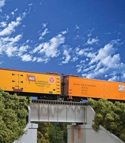 30` Single-Track Railroad Deck Girder Bridge -- Standard Level Kit 4-3/16 x 1-3/16` x 1-3/16, HO, Walthers Cornerstone 4505