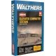 Elevated Commuter Station -- Kit - 20-1/2 x 6-7/8 x 4-11/16′ 52 x 17.4 x 11.9cm, HO, Walthers Cornerstone 4563