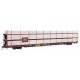 89′ Flatcar w/Tri-Level Shielded Auto Rack - Ready to Run -- Milwaukee Road 801577, TTKX Flatcar, HO, WalthersMainline 8317