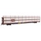 89′ Flatcar w/Tri-Level Shielded Auto Rack - Ready to Run -- Milwaukee Road 801577, TTKX Flatcar, HO, WalthersMainline 8317