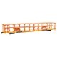 89′ Flatcar w/Tri-Level Open Auto Rack - Ready to Run -- Denver & Rio Grande Western(TM) Rack Tr, HO, WalthersMainline 8205