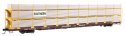 89′ Flatcar w/Tri-Level Shielded Auto Rack - Ready to Run -- Southern 962132, HO, WalthersMainline 8324