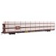 89′ Flatcar w/Tri-Level Shielded Auto Rack - Ready to Run -- Milwaukee Road 801612, TTKX Flatcar, HO, WalthersMainline 8320