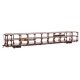 89′ Flatcar w/Tri-Level Open Auto Rack - Ready to Run -- Southern Pacific(TM) Rack St. Louis Sou, HO, WalthersMainline 8223