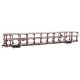 89′ Flatcar w/Tri-Level Open Auto Rack - Ready to Run -- Chicago, Burlington & Quincy Rack Trail, HO, WalthersMainline 8204