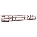89′ Flatcar w/Tri-Level Open Auto Rack - Ready to Run -- Chicago, Burlington & Quincy Rack Trail, HO, WalthersMainline 8204