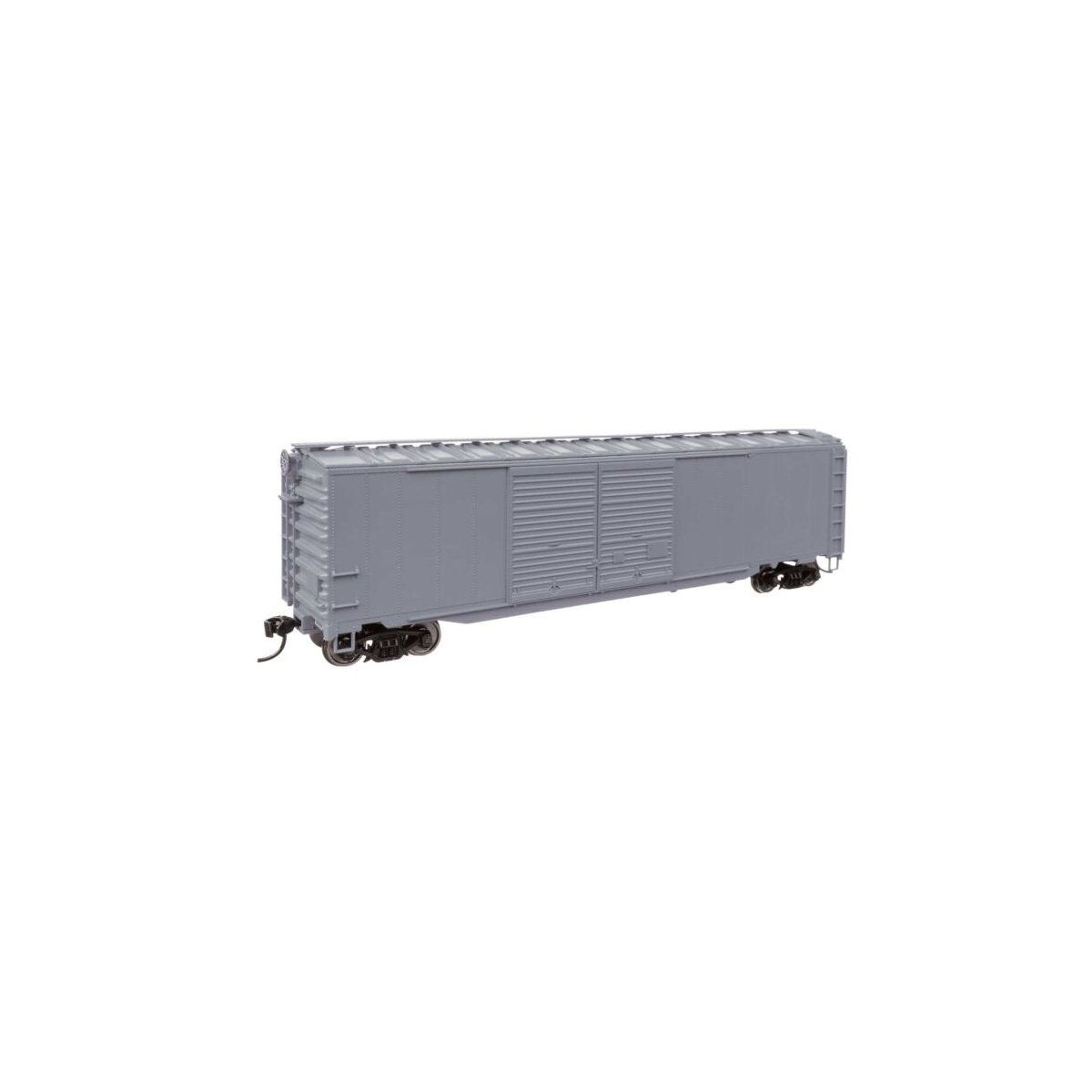 50′ AAR Improved Double-Door Boxcar - Ready to Run -- Undecorated, HO, WalthersMainline 46600