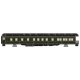 Pullman Heavyweight 3-2 Observation Chapel Car with Faade - Kit -- Pullman Green, Black with Unpainted 3D Printed Facade, N, M