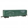PS-1 50′ Boxcar - Ready to Run -- Gulf, Mobile & Ohio 59521, HO, Kadee Quality Products 6422