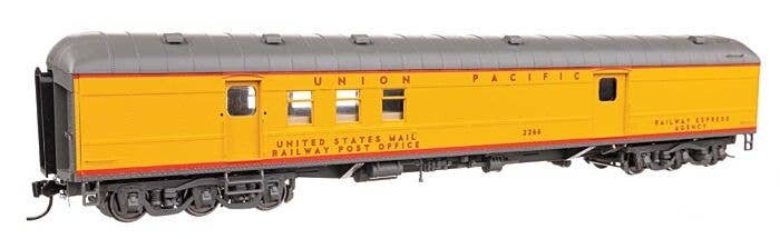 70′ Heavyweight RPO-Baggage Car w/Arched Roof - Ready to Run -- Union Pacific(R) 2266, HO, WalthersProto 17420