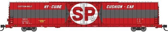 Pullman-Standard 86′ Auto Parts Double-Door Boxcar - Ready to Run -- Cotton Belt SSW 65045 (As-Deli, N, Bluford Shops 86755