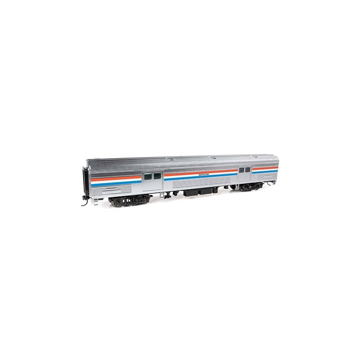 73′ Budd Baggage Car - Ready to Run -- Amtrak Phase III Decal, HO, WalthersProto 13078