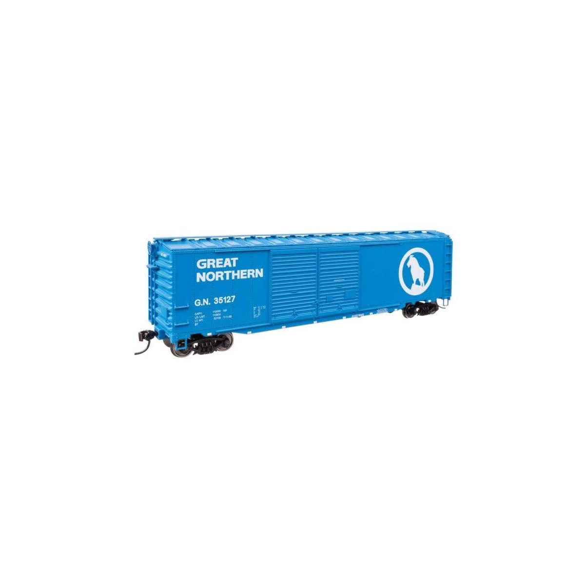 50′ AAR Improved Double-Door Boxcar - Ready to Run -- Great Northern 35127, HO, WalthersMainline 46605