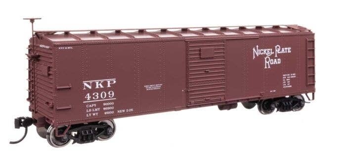 40′ Steel Boxcar with Murphy Ends - Ready to Run -- Nickel Plate Road 4309, HO, WalthersMainline 41062