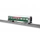 13′ Streamlined Observation - Lighted - Ready to Run - 3-Rail -- Christmas 12025 (silver, green, red), O, Lionel 2427900