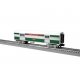 13′ Streamlined Baggage - 3-Rail - Ready to Run -- Christmas Noel (silver, green, red), O, Lionel 2427910