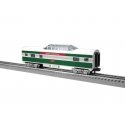 13′ Streamlined Vista Dome - 3-Rail - Ready to Run -- Christmas Spirit (silver, green, red), O, Lionel 2427920