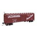 40′ Steel Boxcar with Murphy Ends - Ready to Run -- Delaware, Lackawanna & Western 47707, HO, WalthersMainline 41051