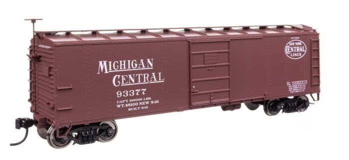 40′ Steel Boxcar with Murphy Ends - Ready to Run -- New York Central/Michigan Central 93377, HO, WalthersMainline 41059